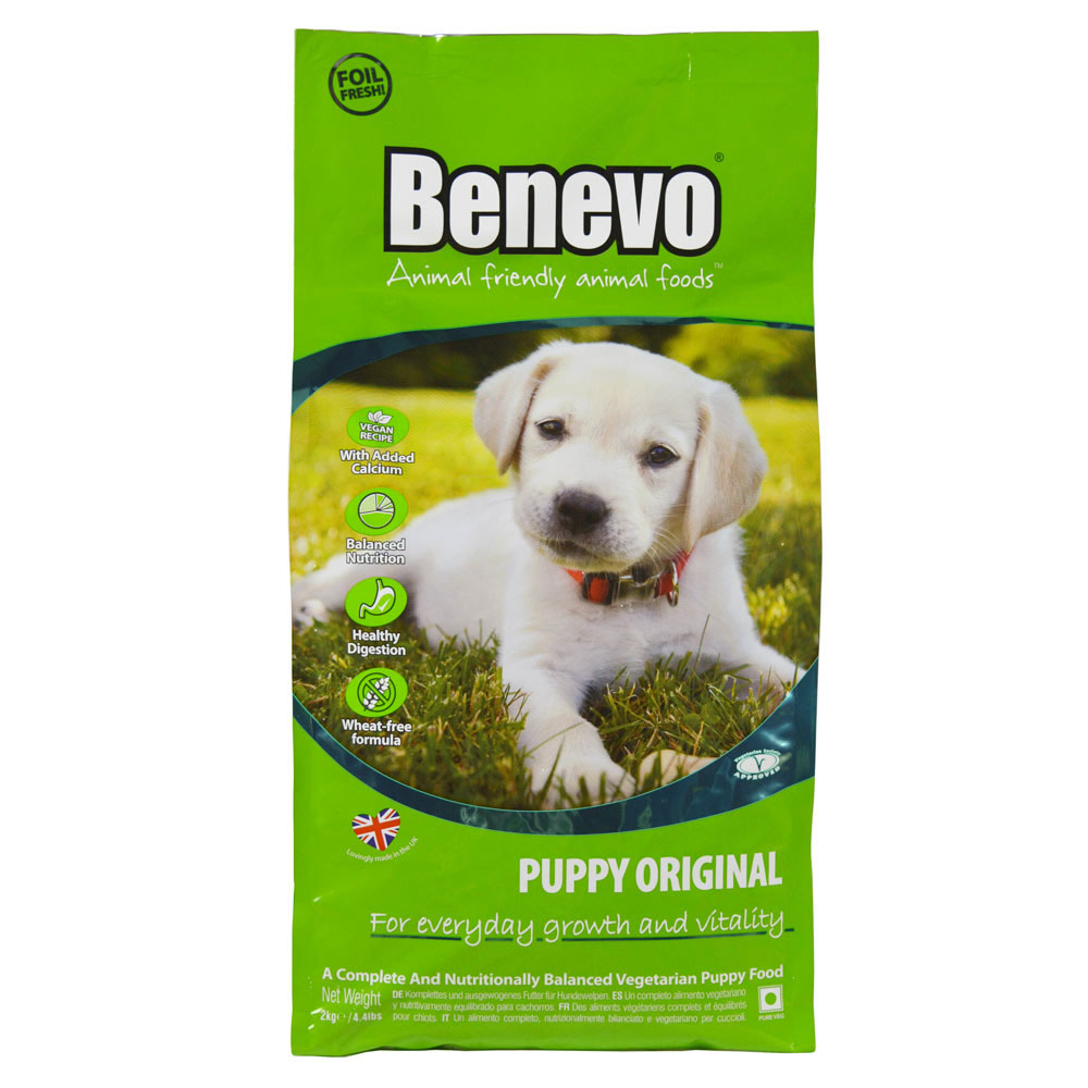Benevo Vegan für Welpen 2kg Veganes Hundefutter -Nicht Bio- - Bild 1