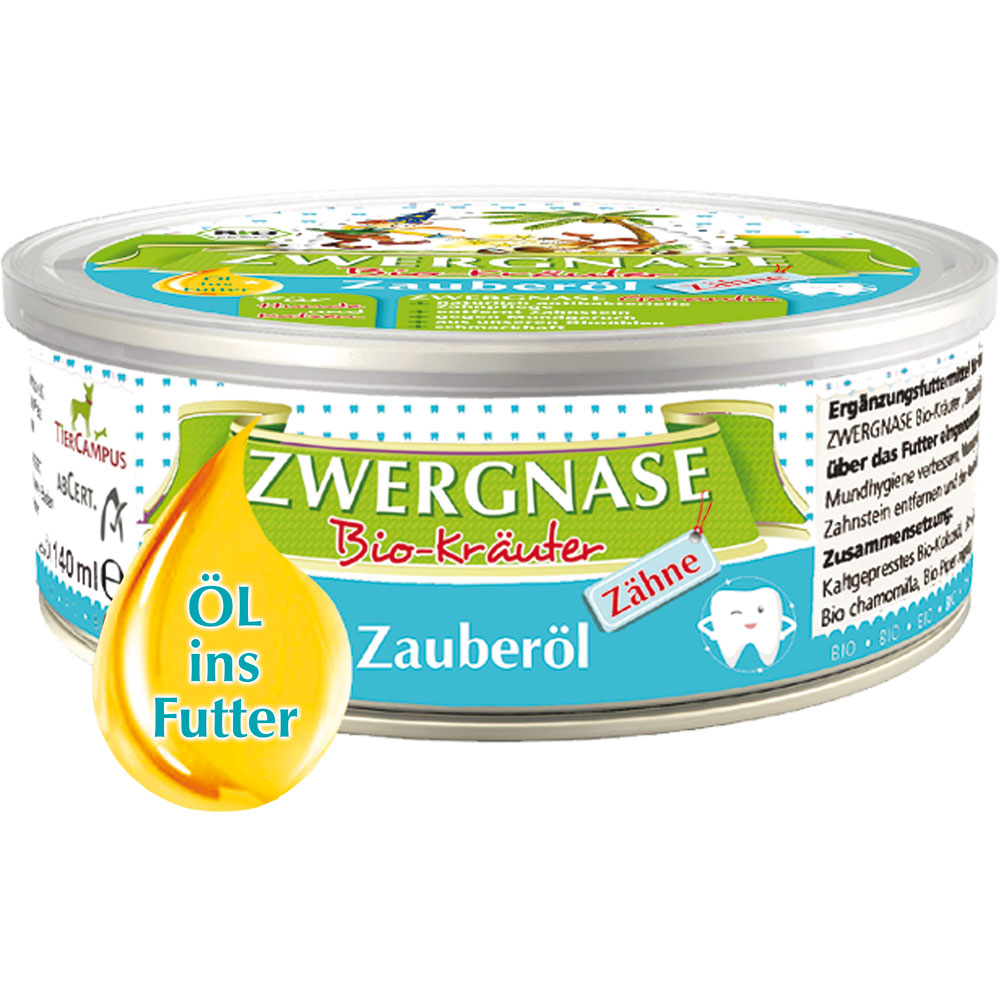 Bio Zauber&ouml;l Z&auml;hne 140g Zwergnase - Bild 1
