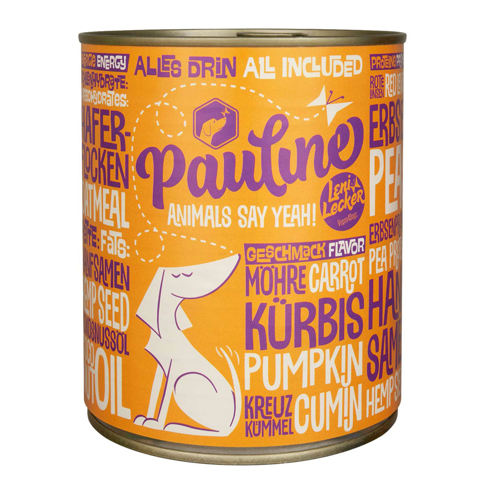 Hundealleinfutter Pauline, ausgewogen, 100 % vegan, nicht bio, 800g Vegan4Dogs - Bild 1